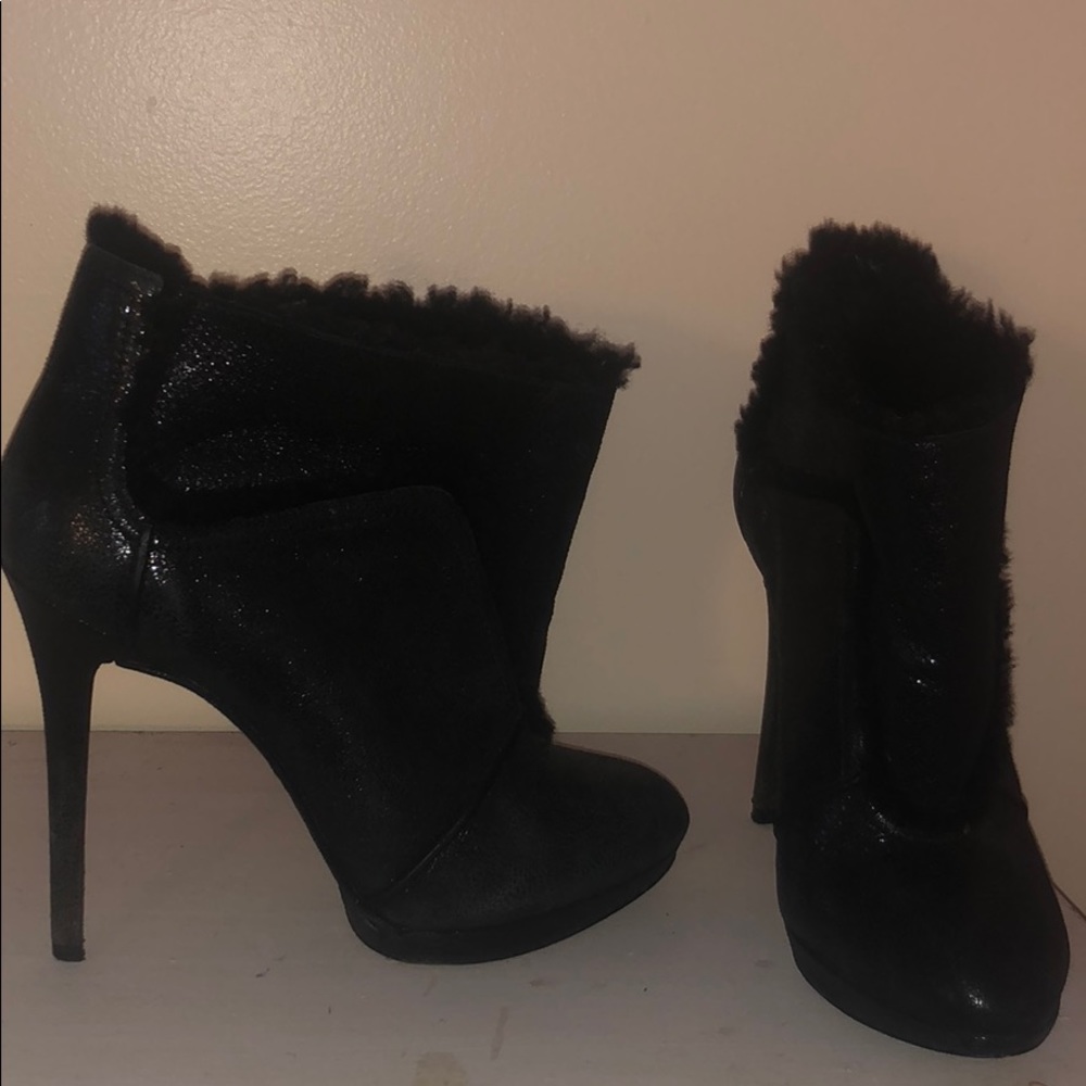 Brian Atwood Fur Booties